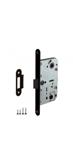 Защелка врезная PL96WC-50/BL BL (черный)