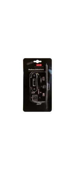 B01102.50.93.567 Защелка врезная WC (черный) MEDIANA EV. (инд.упак+B01000.13)