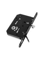 B08981.50.93 Защелка врезная WC для раздвижных дверей (черный) SCIVOLA TRE