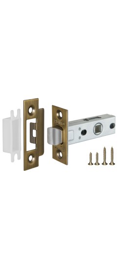 Защелка врезная METL45-8 ( L45-8) ABG зеленая бронза