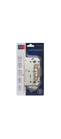 Защелка врезная LM/PL96WC-50/BL SN (мат.никель)