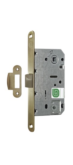 Защелка межкомнатная Soft 1P MG24К, матовое золото 24К /128:7110/