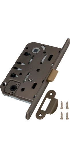 B01102.50.12.567 Защелка врезная WC (антич. бронза) MEDIANA EV. (инд.упак+B01000.13)