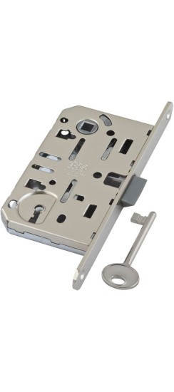 B01101.50.34 Корпус врезного замка под ключ (матовый хром) MEDIANA EVOLUTION