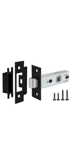 Защелка врезная METL45-8 ( L45-8) BL черный