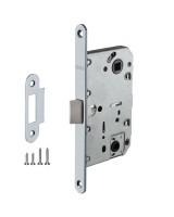 Защелка врезная PL96WC-50/BL AL (алюминий)