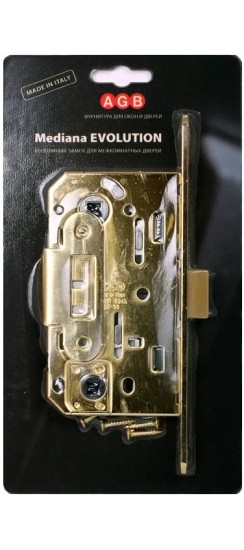 B01102.50.12.567 Защелка врезная WC (антич. бронза) MEDIANA EV. (инд.упак+B01000.13)