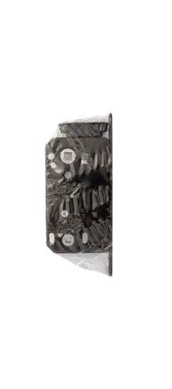 Замок межкомнатный магнитный под WC B-FORTY N62 с отв. пл. F45 (черный), планка 190 мм