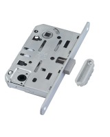 B06102.50.34.640 Защелка врезная WC (мат. хром) MEDIANA POLARIS с отв. планкой (скин)