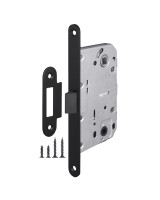 Защелка врезная PLASTLP96WC-50 BL черный