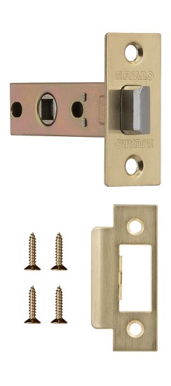 Защелка врезная METF12-45-25 (F12-45-25) SG мат.золото