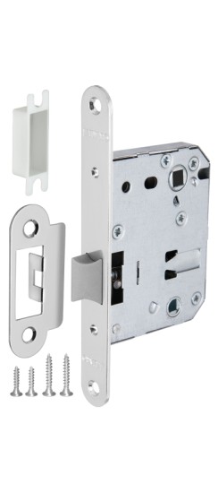 Защелка врезная PLASTP82-50 (P82-50) CP хром