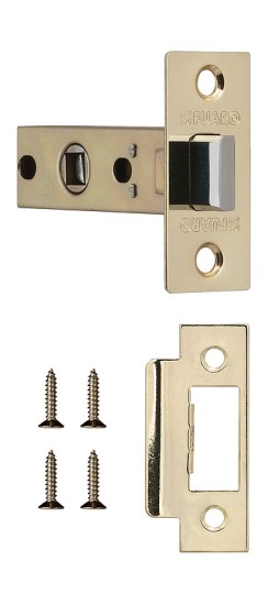 Защелка врезная METF12-45-25 (F12-45-25) GP латунь