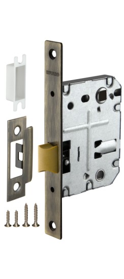 Защелка врезная PLASTP72-50 (P72-50) AB бронза