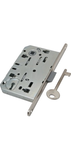 B01101.50.06 Корпус врезного замка под ключ (никель) MEDIANA EVOLUTION