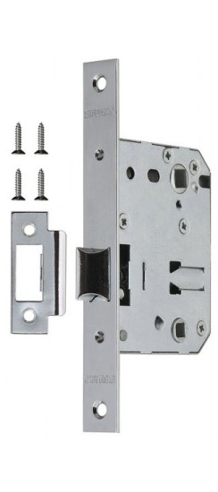 Защелка врезная METF72-50 (F72-50) CP хром