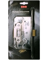 B01102.50.34.567 Защелка врезная WC (матовый хром) MEDIANA EV. (инд.упак+B01000.13)