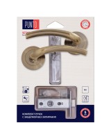 Комплект ручек с защелкой без запирания LM/A SET45R.TLK52.LOGICA/HD ABG-6 бронза