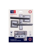 Комплект ручек с защелкой без запирания LM/A SET45K.QL52.BLADE/HD GR/CP-23 графит/хром