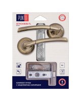 Комплект ручек с защелкой без запирания LM/A SET45R.TL54.ARDEA/HD ABG-6 бронза