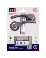 Комплект ручек с защелкой без запирания LM/A SET45R.TL54.CRONA/HD GR-23 графит