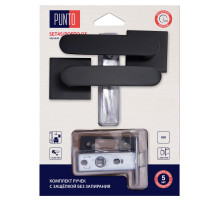 Комплект ручек с защелкой без запирания LM/A SET45K.QS52.PORTO/HD BL-24 черный