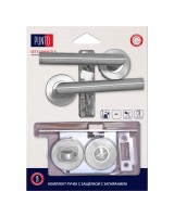 Комплект ручек с защелкой c запиранием LM/A SET72R.TLS54.INOX/HD нерж. сталь