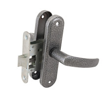 Защелка врезная ЗЩ1-45А (серебро антик)