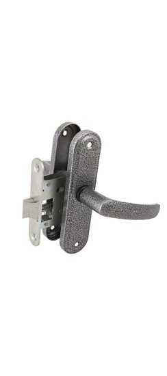 Защелка врезная ЗЩ1-45А (серебро антик)