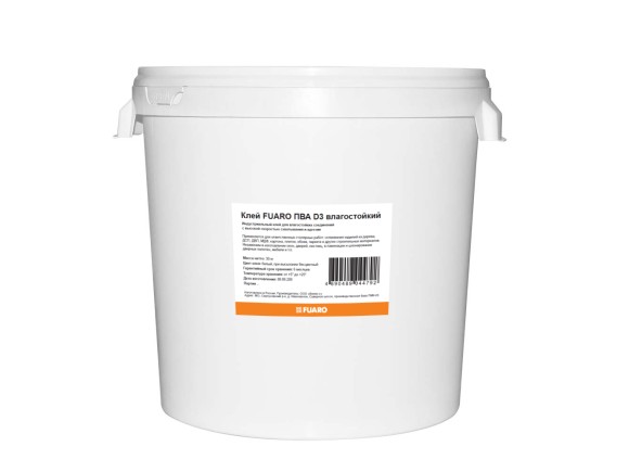 Клей Fuaro ПВА D3 влагостойкий (30 кг)