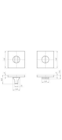 Ручка поворотная BK6.K.ARC.Q52 (BK6 ARC) BL-24 черный
