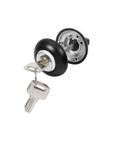 Ручка поворотная с фиксацией ключом BK6.FIX.JR BL-24 черный