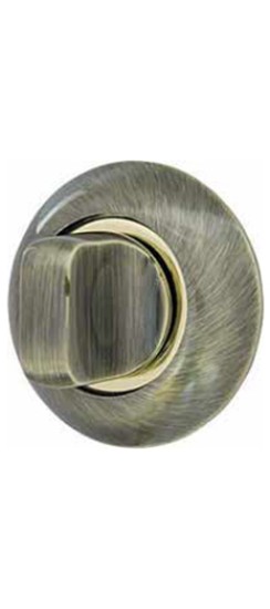 Ручка поворотная BK6.R.LD54 (BK6) AB/GP-7 бронза/золото