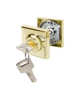 Ручка поворотная с фиксацией ключом BK6.FIX.JK GP-5 золото