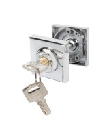 Ручка поворотная с фиксацией ключом BK6.FIX.JK CP-8 хром