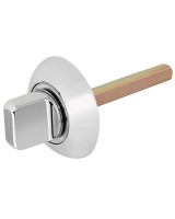 Ручка поворотная BKW8x75.R.AR54 PLASTIC (BKW8 AR) CP-8 хром