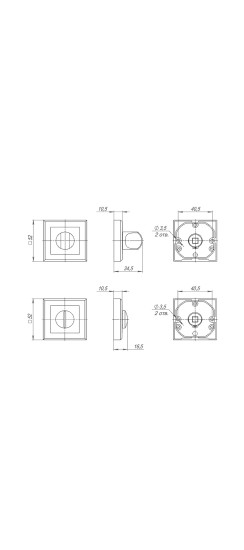 Ручка поворотная BK6.K.QL52 (BK6 QL) ABG-6 зелёная бронза