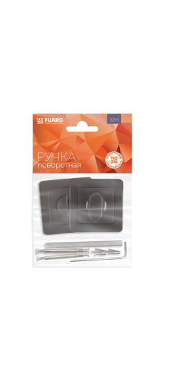 Ручка поворотная BK6.K.XM52 (BK6 XM) BL-24 черный