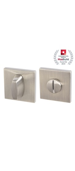 Ручка поворотная BK6.K.USS52 (WC-BOLT BK6 USS) SN-3 матовый никель