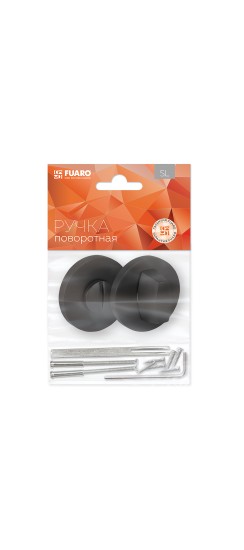 Ручка поворотная BK6.R.SLR52 (BK6 SLR) BL-24 черный