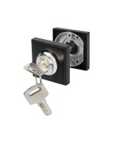 Ручка поворотная с фиксацией ключом BK6.FIX.JK BL-24 черный