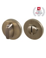 Ручка поворотная BK6.R.URS52 (WC-BOLT BK6 URS) AB-7 бронза