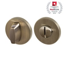 Ручка поворотная BK6.R.URS52 (WC-BOLT BK6 URS) AB-7 бронза