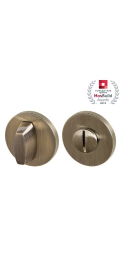 Ручка поворотная BK6.R.URS52 (WC-BOLT BK6 URS) AB-7 бронза