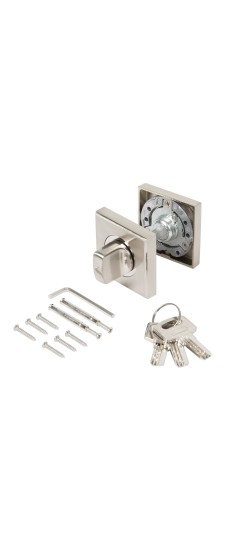 Ручка поворотная с фиксацией ключом BK6.FIX.JK SN-3 мат.никель