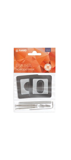 Ручка поворотная BK6.K.XM52 (BK6 XM) GR/CP-23 графит/хром