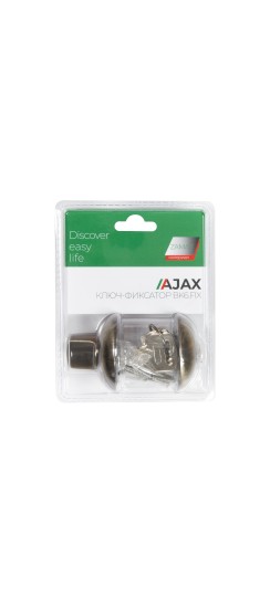 Ручка поворотная с фиксацией ключом BK6.FIX.JR AB-7 бронза