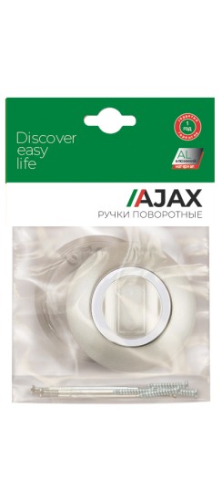 Ручка поворотная BK6.R.JR54 (BK6 JR) SN/CP-3 матовый никель/хром