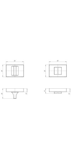 Ручка поворотная BK6.K.QSL52 BL-24 черный