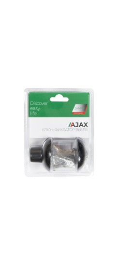 Ручка поворотная с фиксацией ключом BK6.FIX.JR BL-24 черный